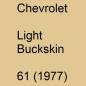 Preview: Chevrolet, Light Buckskin, 61 (1977).